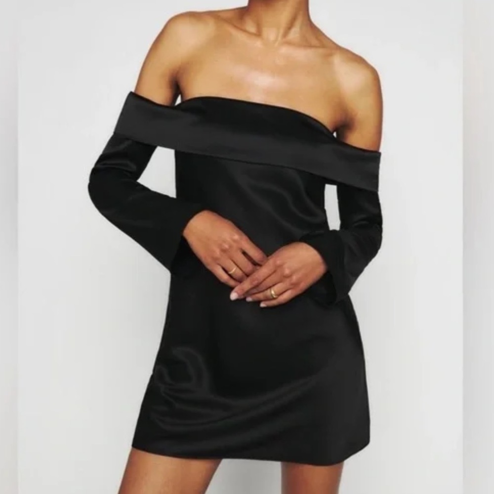 Reformation Maves dress in sold out black